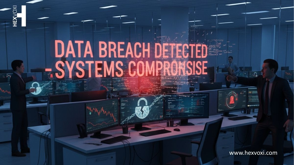 Visualization of ransomware, AI scams, and modern cyber threats.